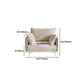 Contemporary Square Arm Settee Couch with Pillows in Beige for 1/2/3/4people Clearhalo 'furn' 'furn_sofas' 'Furniture' 'Living Room Furniture' 'Sofa' 'sofas' 1200x1200_67120a9c-e77e-4843-9d84-581e45f68fa9
