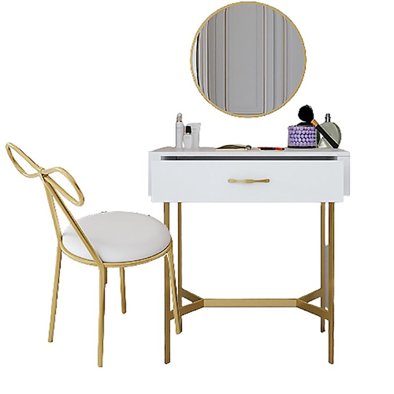 15,74 "Contatore di trucco largo con tavoli da vanità a specchio con cassetti di archiviazione