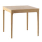 Square Wood Color Dining Table Oak Solid Wood Table Industrial with 4 Legs Clearhalo ' dining_table' 'Dining Tables & Seating' 'Dining Tables' 'furn' 'furn_dining_table' 'Furniture' 'furniture_dining_table' 'Kitchen & Dining Furniture' 'kitchen&dining_furn' 'kitchen' 'kitchen_dining_table' 1200x1200_6716e296-0a2b-4f3a-8f97-5d36b943f047