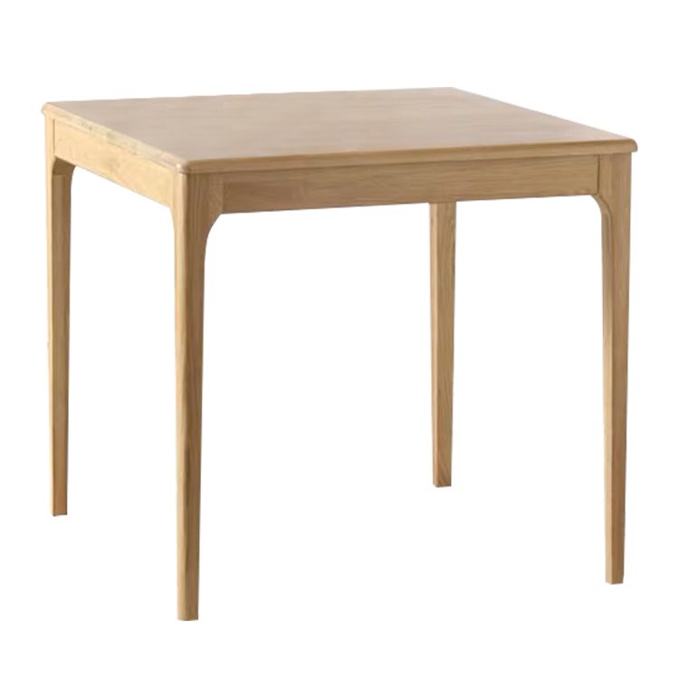 Square Wood Color Dining Table Oak Solid Wood Table Industrial with 4 Legs Clearhalo ' dining_table' 'Dining Tables & Seating' 'Dining Tables' 'furn' 'furn_dining_table' 'Furniture' 'furniture_dining_table' 'Kitchen & Dining Furniture' 'kitchen&dining_furn' 'kitchen' 'kitchen_dining_table' 1200x1200_6716e296-0a2b-4f3a-8f97-5d36b943f047