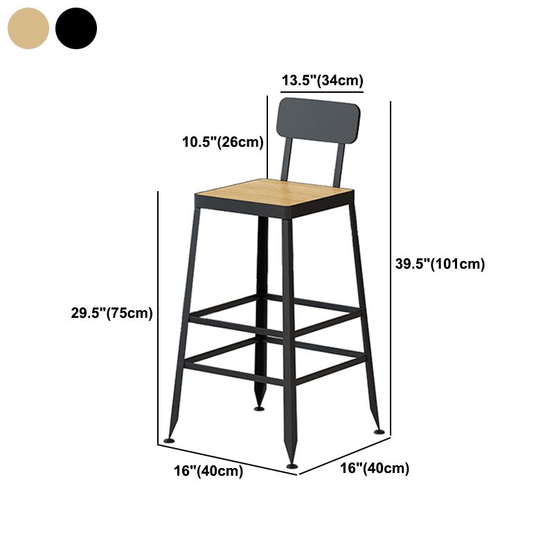 Industrial 1/7/12 Pieces Bar Table Set Rectangle Pine Wood Counter Table with High Stools Clearhalo 'Bar Furniture' 'furn' 'furn_home_bar_bar_sets' 'Furniture' 'Home Bars & Bar Sets' 'home_bar_bar_sets' 'Kitchen & Dining Furniture' 1200x1200_67171d7b-e90c-4e44-b4ba-ca177aecc020