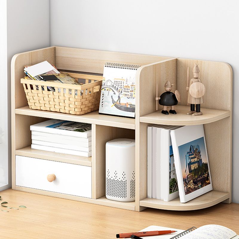 Closed Back Bookshelf Engineered Wood Contemporary Bookcase with Shelves Clearhalo 'Bookcases' 'furn' 'furn_bookcases' 'Furniture' 'Office Furniture' 1200x1200_67173358-ce5c-4c29-9a78-00d698186c57