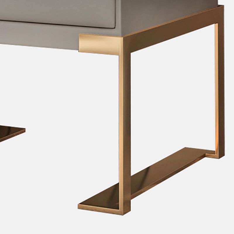 Comodino in legno in legno massiccio mobile contemporaneo con cassetto