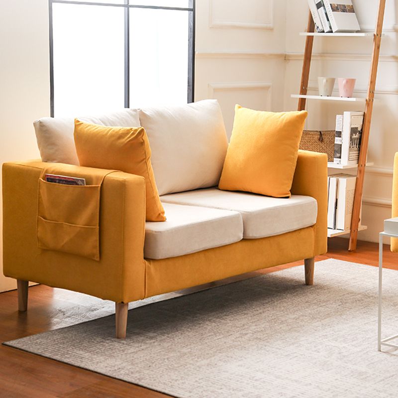 55" H Scandinavian Fabric Sofa With Cushions for Living Room, Apartment Clearhalo 'furn' 'furn_sofas' 'Furniture' 'furniture_sofas' 'Living Room Furniture' 'Sofa' 'sofas' 1200x1200_67191fb1-aad4-4bb1-9949-a67acc3d0954