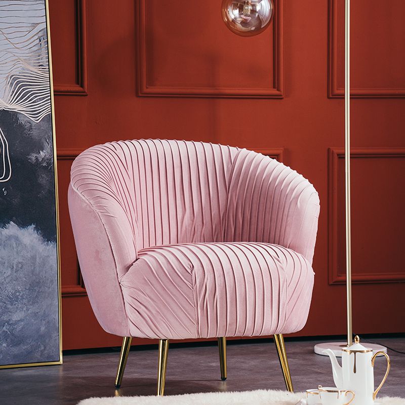 Contemporary Stain Resistant Standard Sofa Loose Back Sloped Arm Sofa