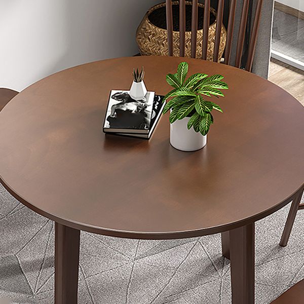 Contemporary Solid Wood Dining Table Round Shape Table with 3 Legs Base Clearhalo ' dining_table' 'Dining Tables & Seating' 'Dining Tables' 'furn' 'furn_dining_table' 'Furniture' 'furniture_dining_table' 'Kitchen & Dining Furniture' 'kitchen&dining_furn' 'kitchen' 'kitchen_dining_table' 1200x1200_672071a9-dd4d-4c86-8d31-e970d9c42217