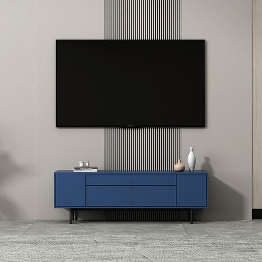 CONSOLA TV TV chiusa in legno Console industriale TV con gambe sparate