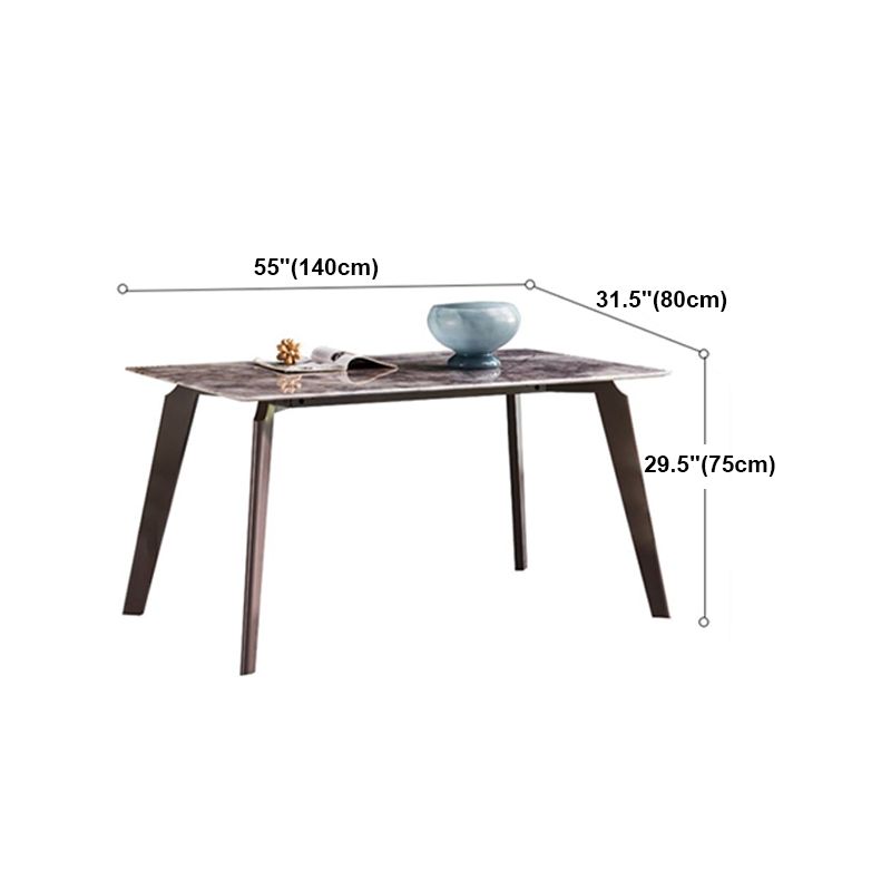 Contemporary 1/4/5 Pieces Dining Set Sintered Stone Dining Room Set Clearhalo 'Dining Room Sets' 'Dining Tables & Seating' 'dining_room_set' 'furn' 'furn_dining_room_set' 'Furniture' 'furniture_dining_room_set' 'Kitchen & Dining Furniture' 'kitchen&dining_furn' 'kitchen' 1200x1200_6722d460-aee7-4fec-b3e2-9e1dbc120cd1