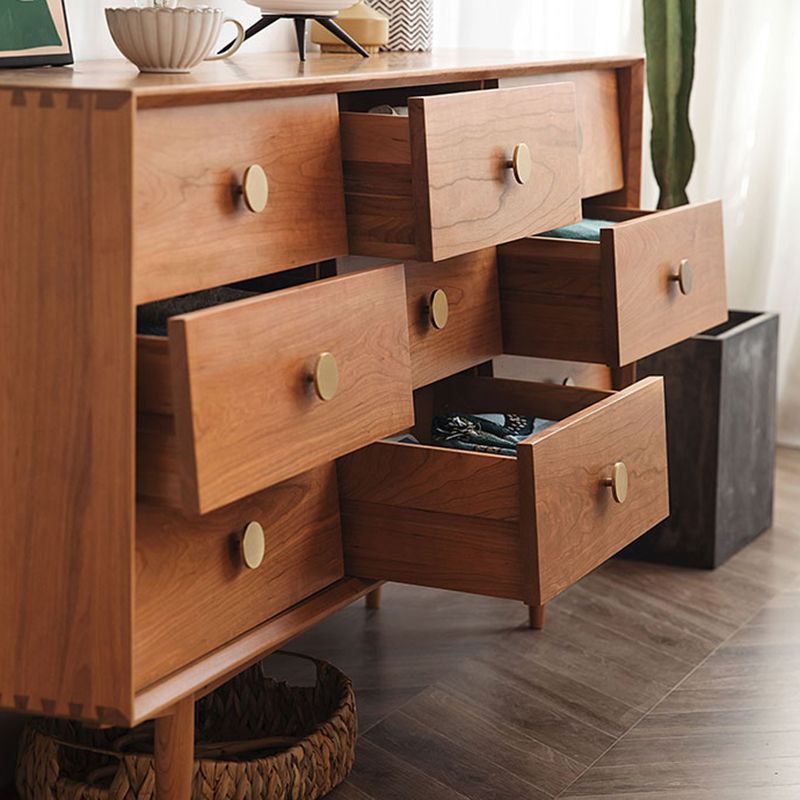 Contemporary Rectangle Wood Accent Cabinet Knobs Cabinet with Drawer Clearhalo 'Cabinets & Chests' 'cabinets_chests' 'furn' 'furn_cabinets_chests' 'Furniture' 'Living Room Furniture' 1200x1200_6728198c-4f2f-43fe-90fc-98001ab3fd71