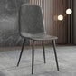 PU Leather Dining Chairs Industrial Design Armless Solid Back Dining Chairs
