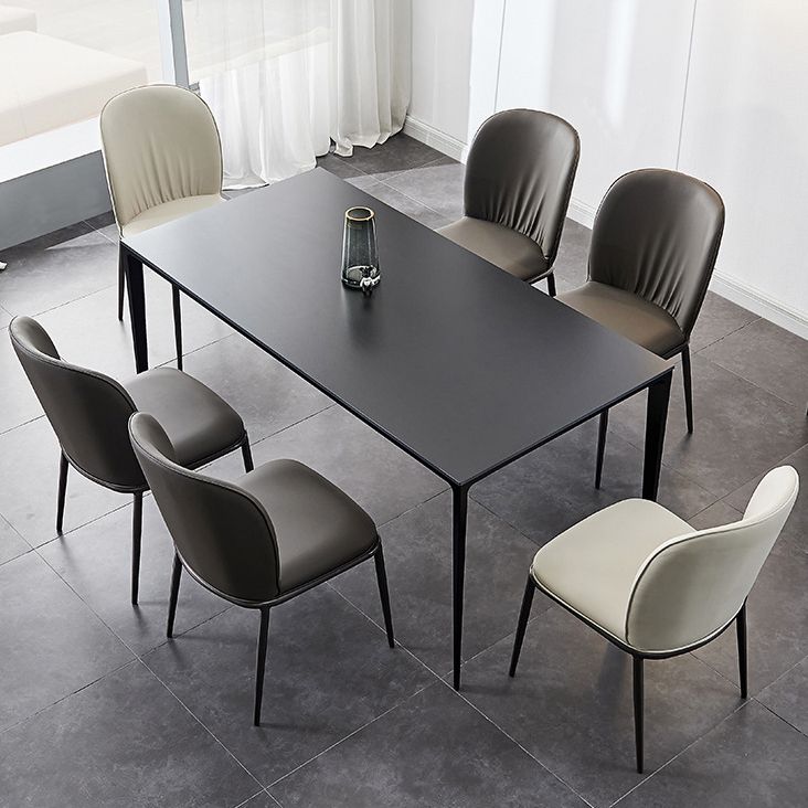 Moderne stijl stoelen armloze stoel voor keuken met metalen benen