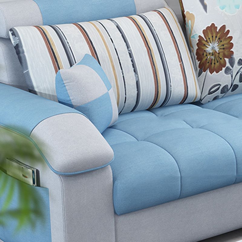 Tufted Removable Cushions Sectional Sofa with Storage for 3 People Clearhalo 'furn' 'furn_sectionals' 'Furniture' 'furniture_sectionals' 'kitchen' 'kitchen_sectionals' 'Living Room Furniture' 'Sectionals' 1200x1200_672d3ede-058c-47f1-9e0e-30286469ba1a