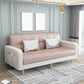 Tight Back Square Arm Sofa/Sectional with Storage and Convertible for Living Room