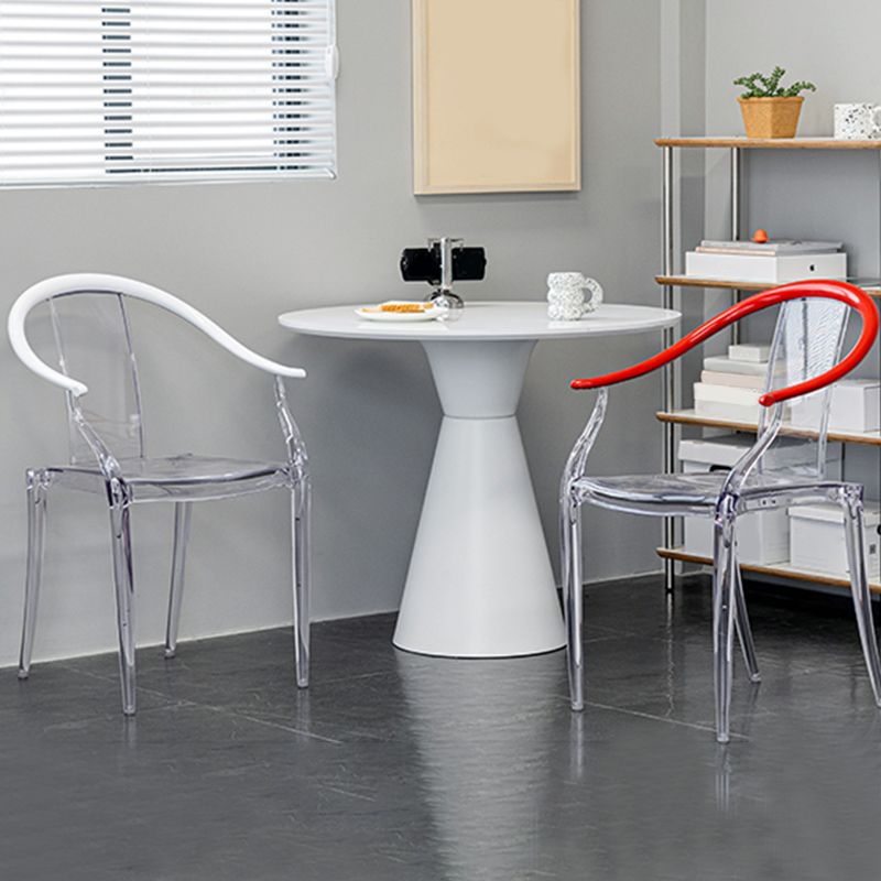 Silla de brazo de la lata del sillón del sillón acrílico del marco acrílico