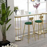 Industrial Bar Dining Table Oval Counter Height Dining Table for Kitchen