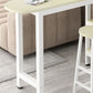 Metal Frame Contemporary Pub Table Matte Finish Manufactured Wood Bar Table Clearhalo 'Bar Furniture' 'Bar Tables' 'bar_tables' 'furn' 'furn_bar_tables' 'Furniture' 'Kitchen & Dining Furniture' 1200x1200_67380d61-b933-4535-9ccd-185194bdf8e3