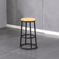 Modern Round Bar Stool Footrest Backless Counter and Bar Stool with Iron Legs Clearhalo 'Bar Furniture' 'Bar Stools' 'bar_stools' 'furn' 'furn_bar_stools' 'furniture_bar_stools' 'Kitchen & Dining Furniture' 'kitchen&dining_furn' 'kitchen' 'kitchen_furn' Furniture' 1200x1200_6739e20c-b8ae-43ba-a2a4-b394138dd06d