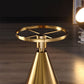 Contemporary Round Table Top End Table with Metal Pedestal Leg Clearhalo 'Coffee & Accent Tables' 'End & Side Tables' 'end_side_table' 'end_side_tables' 'furn' 'furn_end_side_tables' 'Furniture' 'furniture_end_side_table' 'Living Room Furniture' 1200x1200_6740089a-9070-42d9-8c6a-e6e42c189f1b