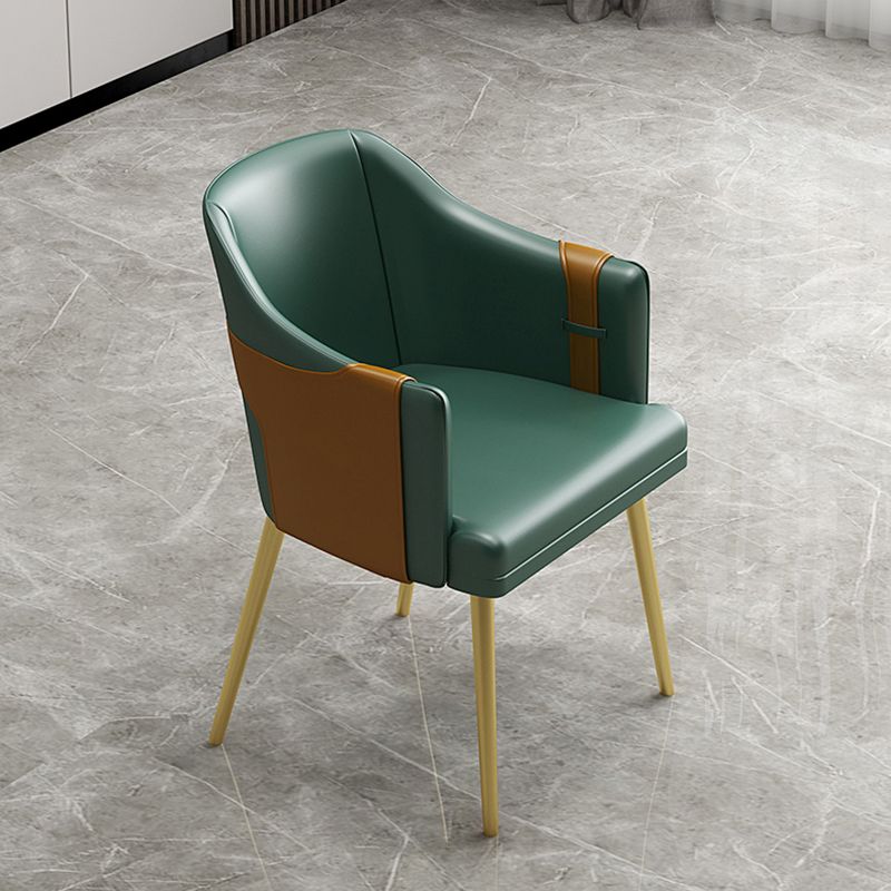 Glam 1/7 Pieces Dining Set Circular Stone Dining Table for Dining Room Clearhalo 'Dining Room Sets' 'Dining Tables & Seating' 'dining_room_set' 'furn' 'furn_dining_room_set' 'Furniture' 'furniture_dining_room_set' 'Kitchen & Dining Furniture' 1200x1200_6742201a-1d05-46d6-834f-2da2131642ea