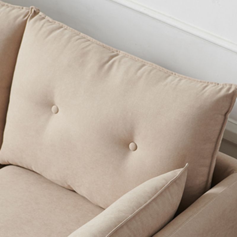 Linen Square Arm Modern Sofa with Loose Back for Living Room and Apartment Clearhalo 'furn' 'furn_sofas' 'Furniture' 'furniture_sofas' 'kitchen' 'kitchen_sofas' 'Living Room Furniture' 'Sofa' 'sofas' 1200x1200_6745d17e-3ad7-4623-a35b-72fbb9dbc8d5