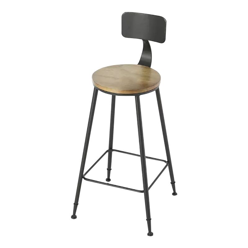 5 Pieces Modern Rectangle Solid Wood Pub Table with High Stools