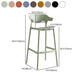 Macron Colorful Plastic Counter Stools Nordic Armrest Indoor Bar Stool Clearhalo 'Bar Furniture' 'Bar Stools' 'bar_stools' 'furn' 'furn_bar_stools' 'furniture_bar_stools' 'Kitchen & Dining Furniture' 'kitchen&dining_furn' 'kitchen' 'kitchen_furn' Furniture' 1200x1200_674a2fef-a407-4adf-a567-4ebbc311dddd