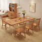 Rectangle Acrylic Base Dining Table Medieval Modern Style Wood Table for Kitchen Clearhalo 'Dining Tables & Seating' 'Dining Tables' 'dining_table' 'furn' 'furn_dining_table' 'Furniture' 'Kitchen & Dining Furniture' 1200x1200_674a608c-aa6b-4337-86a1-5cd17ebf59bb