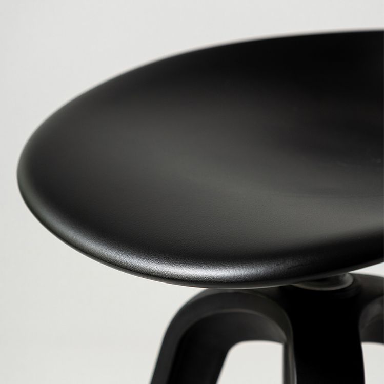 Low Back Plastic Swivel Bar Stool Industrial Armless Stool for Living Room Clearhalo 'Bar Furniture' 'Bar Stools' 'bar_stools' 'furn' 'furn_bar_stools' 'Furniture' 'Kitchen & Dining Furniture' 1200x1200_674a7ebb-b415-4514-81b1-f1a6ce3035b3