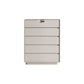 Commode moderne de 15,6 pouces de largeur avec 6/5 tiroirs