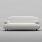 Pillow Top Arm Sofa Modern Wool 29.9-Inch High Sofa in White