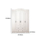 Franse landkledingkast Wood Soft Close Door Garderobe Closet met 2 la