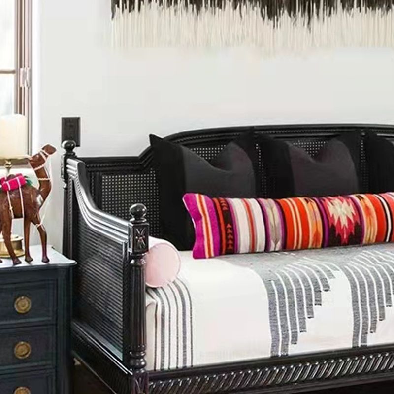 Canapé d'armes à pente à lames de linge avec dos serré en bois massif