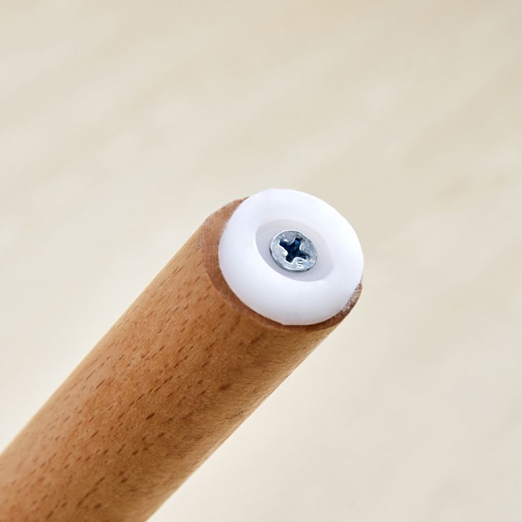 Hedendaagse Acryl Backlest Teller High Stool met houten basis