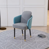 Upholstered Velvet Arm Chair Industrial Parsons Chair with Metal Legs Clearhalo 'Dining Chairs' 'Dining Tables & Seating' 'dining_chair' 'furn' 'furn_dining_chair' 'Furniture' 'Kitchen & Dining Furniture' 1200x1200_67559367-90e0-4938-9fbd-391ba29c33cd