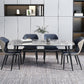 Sintered Stone Dining Table Industrial Style Black 4 Legs Base Rectangle Table for Dining Room Clearhalo ' dining_table' 'Dining Tables & Seating' 'Dining Tables' 'furn' 'furn_dining_table' 'Furniture' 'furniture_dining_table' 'Kitchen & Dining Furniture' 'kitchen&dining_furn' 'kitchen' 'kitchen_dining_table' 1200x1200_6755c837-3d1e-4f19-b8e4-543198ac3d48