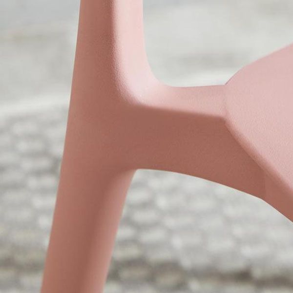 Glam Style Open Back Side Chair Plastic Stackable Dining Chair for Indoor Clearhalo 'Dining Chairs' 'Dining Tables & Seating' 'dining_chair' 'furn' 'furn_dining_chair' 'Furniture' 'Kitchen & Dining Furniture' 1200x1200_67565bf7-be76-4b1c-bb85-cbfb997cb3d0
