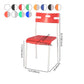 Minimalist Style Plastic Dining Armless Chair Stackable Open Back Dining Side Chair Clearhalo ' kitchen&dining_furn' 'Dining Chairs' 'Dining Tables & Seating' 'dining_chair' 'furn' 'furn_dining_chair' 'Furniture' 'furniture_dining_chair' 'Kitchen & Dining Furniture' 'kitchen' 1200x1200_6757654b-4dee-48b3-b1ba-f2fcd9bf91aa