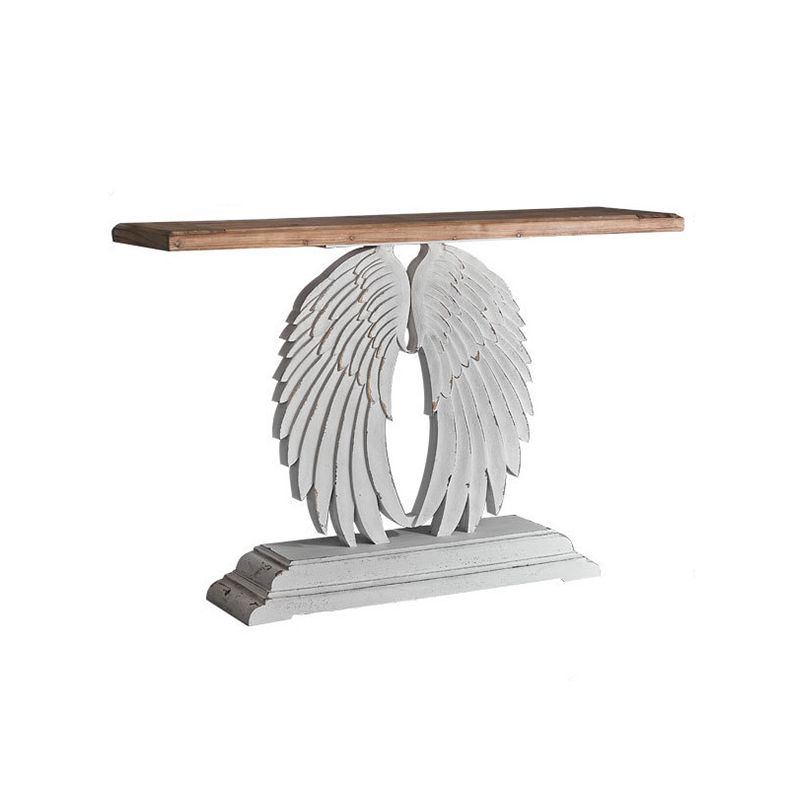 French Country Console Table 16" W Resistant Accent Table for Hall Clearhalo 'Console Tables' 'console_tables' 'Entry & Mudroom Furniture' 'furn' 'furn_console_tables' 'Furniture' 1200x1200_675bf8ee-96b9-49a1-bc02-eea462959e10