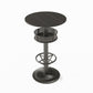 Industrial Style Bar Height Table Black Bar Dining Table with Storage Clearhalo 'Bar Furniture' 'Bar Tables' 'bar_tables' 'furn' 'furn_bar_tables' 'Furniture' 'Kitchen & Dining Furniture' 1200x1200_675bfc03-448c-4688-b9c0-83abebf414dc