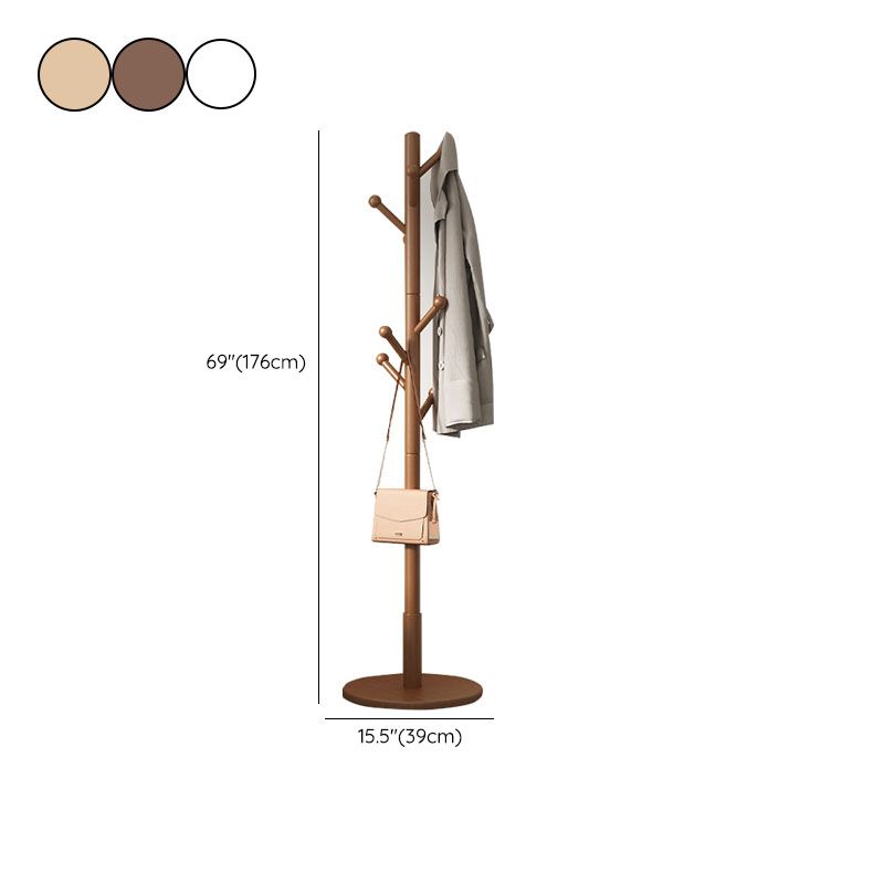 Solid Wood Free Standing Hall Tree Contemporary Hall Stand for Living Room Clearhalo 'Entry & Mudroom Furniture' 'furn' 'furn_hall_tree_coat_racks' 'Furniture' 'Hall Trees & Coat Racks' 'hall_tree_coat_racks' 1200x1200_675e0c10-41f1-47b4-a016-31468085e4be