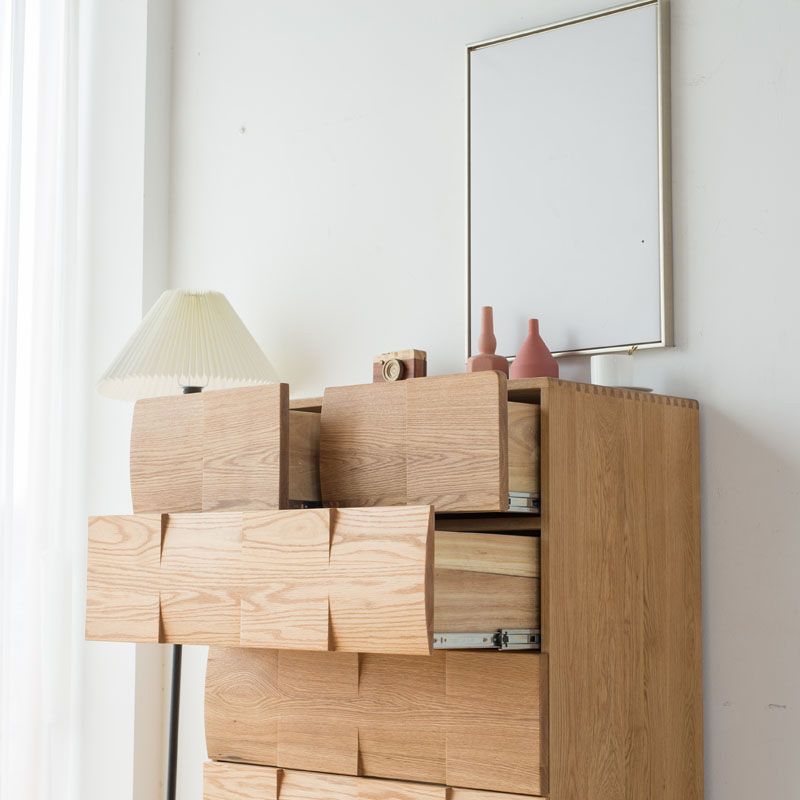 6-Drawer Solid Wood Accent Chest 49.2-In Tall Storage Cabinet Clearhalo 'Cabinets & Chests' 'cabinets_chests' 'furn' 'furn_cabinets_chests' 'Furniture' 'Living Room Furniture' 1200x1200_675f39e3-dfda-4e38-a342-7e81d2d1a1bd