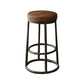 Modern Wood Bar Stool Round Footrest Indoor Counter Stool with Iron Legs Clearhalo 'Bar Furniture' 'Bar Stools' 'bar_stools' 'furn' 'furn_bar_stools' 'furniture_bar_stools' 'Kitchen & Dining Furniture' 'kitchen&dining_furn' 'kitchen' 'kitchen_furn' Furniture' 1200x1200_675f7c0a-c26a-4c5e-823b-1d98a5fec9ff