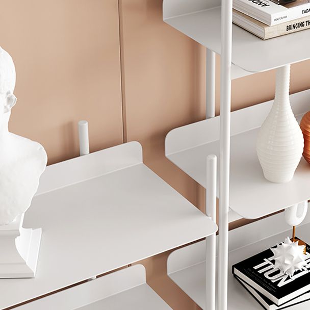 Contemporary Metal Etagere Bookshelf Open Office and Living Room Bookcase Clearhalo 'Bookcases' 'furn' 'furn_bookcases' 'Furniture' 'furniture_bookcases' 'Office Furniture' 1200x1200_675f8d1a-5ede-479c-aa0a-4c0a93cbd042