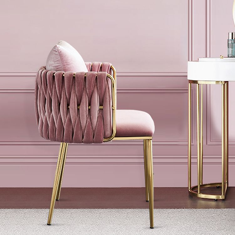 Minimalist Style Arm Chair Upholstered Barrel Back Single Dining Chair for Home Use Clearhalo ' kitchen&dining_furn' 'Dining Chairs' 'Dining Tables & Seating' 'dining_chair' 'furn' 'furn_dining_chair' 'Furniture' 'furniture_dining_chair' 'Kitchen & Dining Furniture' 'kitchen' 1200x1200_675fa454-cf6c-48b0-b9e6-88f2ce3ff96b