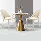 Modern PU Leather Dining Chair Armless Metal Dining Room Chairs for Home Use Clearhalo ' kitchen&dining_furn' 'Dining Chairs' 'Dining Tables & Seating' 'dining_chair' 'furn' 'furn_dining_chair' 'Furniture' 'furniture_dining_chair' 'Kitchen & Dining Furniture' 'kitchen' 1200x1200_6760a05c-4a5c-4f99-b854-b00fc0ec711c