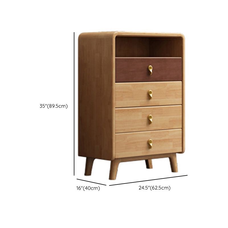 Modern & Contemporary Chest Rubberwood with Drawer Rectangle Accent Chest Clearhalo 'Cabinets & Chests' 'cabinets_chests' 'furn' 'furn_cabinets_chests' 'Furniture' 'Living Room Furniture' 1200x1200_67619013-0a18-4f8a-a071-276999bbfb46