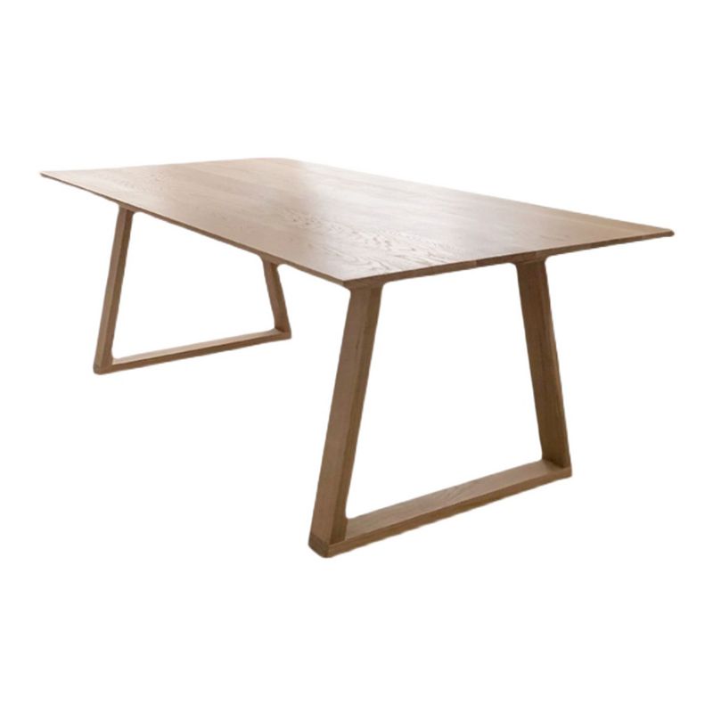 Solid Wood Contemporary Rectangular Table Wood Top Table with Sled Base Clearhalo ' dining_table' 'Dining Tables & Seating' 'Dining Tables' 'furn' 'furn_dining_table' 'Furniture' 'furniture_dining_table' 'Kitchen & Dining Furniture' 'kitchen&dining_furn' 'kitchen' 'kitchen_dining_table' 1200x1200_676272b6-f0d9-4b58-825f-3db8b4c01322