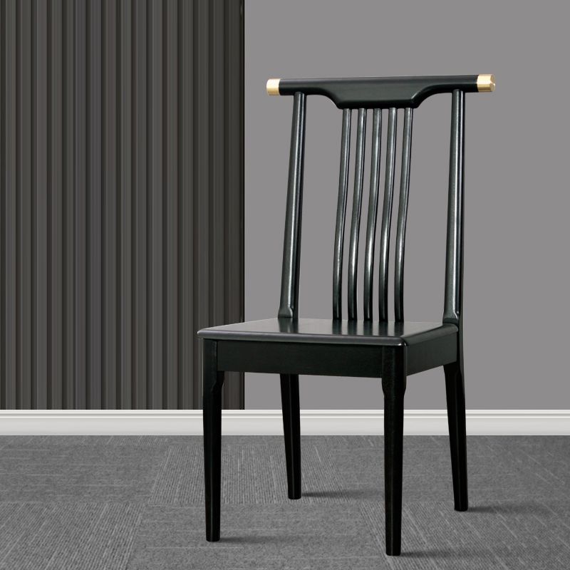 Traditional Solid Wood Dining Chairs Slat Back Dining Side Chair for Home Clearhalo ' kitchen&dining_furn' 'Dining Chairs' 'Dining Tables & Seating' 'dining_chair' 'furn' 'furn_dining_chair' 'Furniture' 'furniture_dining_chair' 'Kitchen & Dining Furniture' 'kitchen' 1200x1200_676277f4-9432-45a2-9b05-0cc77e721864