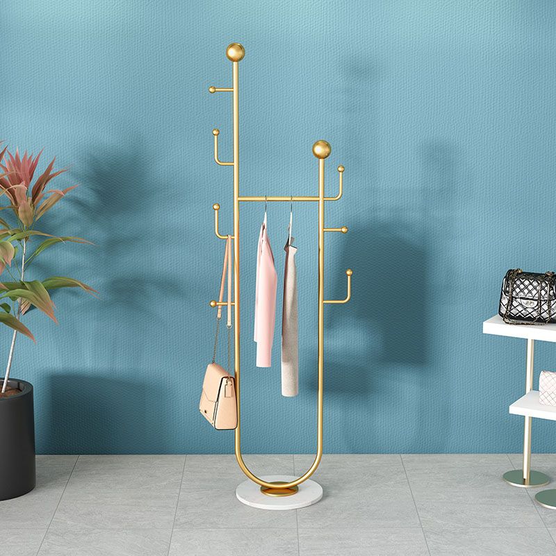 Briljante metalen jas hanger vaste kleur jas haken kaprek voor slaapkamer