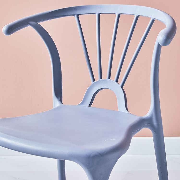 Modern Indoor-Outdoor Plastic Side Chair Armless Wishbone Stackable Chair Clearhalo ' kitchen&dining_furn' 'Dining Chairs' 'Dining Tables & Seating' 'dining_chair' 'furn' 'furn_dining_chair' 'Furniture' 'furniture_dining_chair' 'Kitchen & Dining Furniture' 'kitchen' 1200x1200_6764c209-cdab-479a-8440-fc070e395986